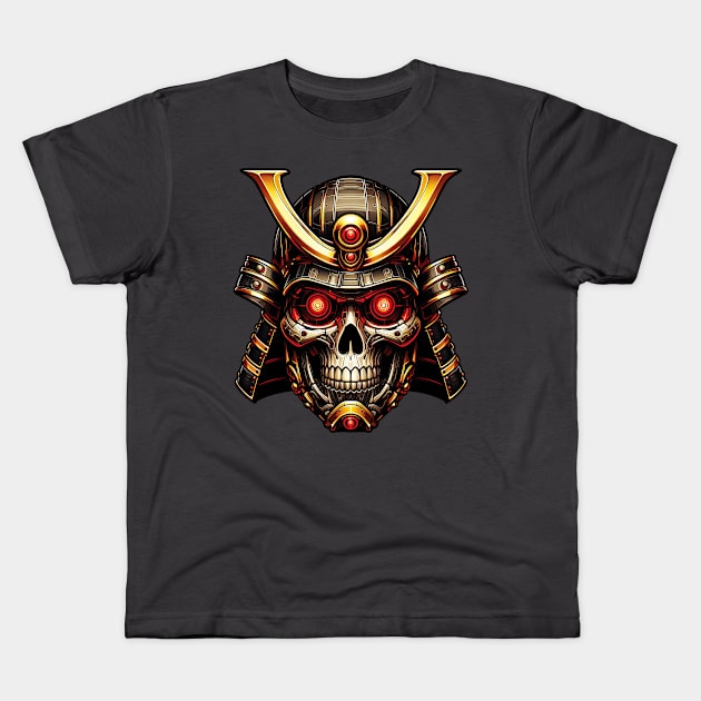 Cyber Samurai S01 D37 Kids T-Shirt by Houerd